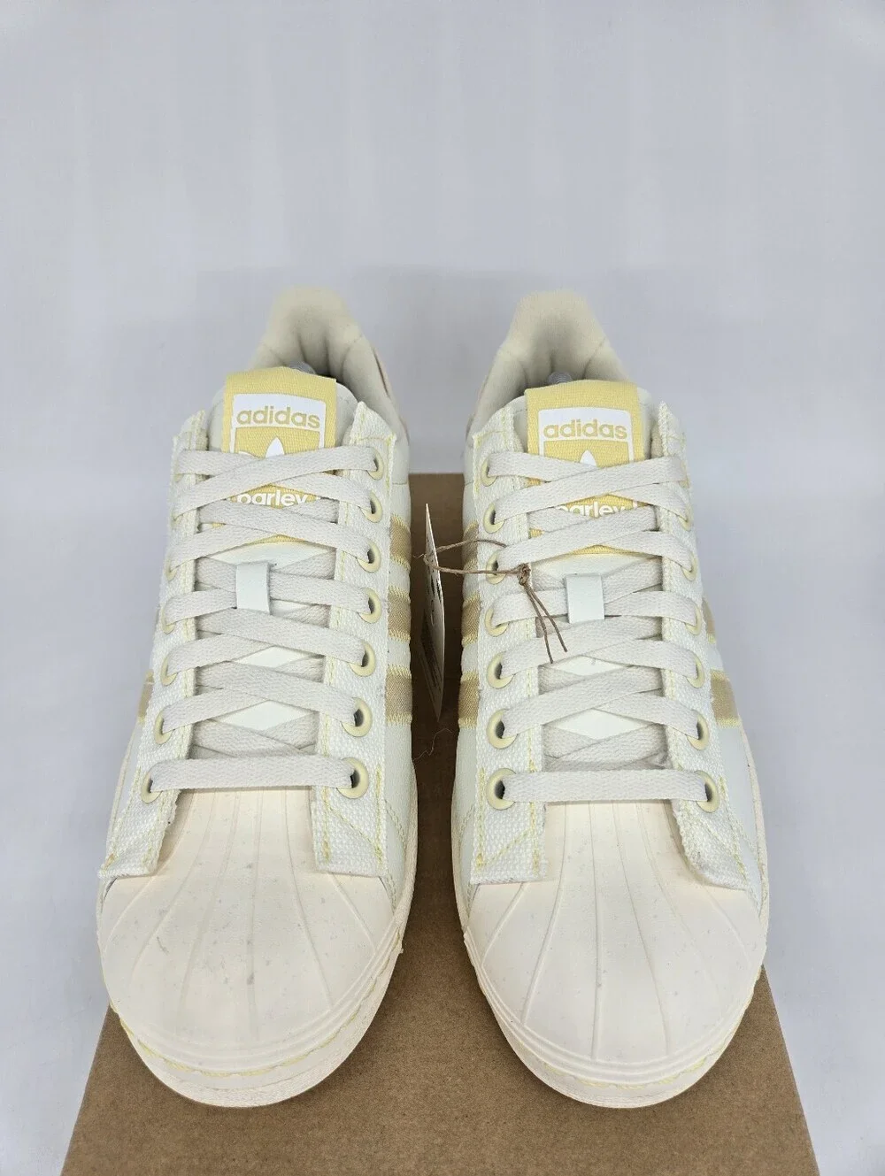 adidas Men's Parley x Superstar GX6970 Off White Shoes Size 9